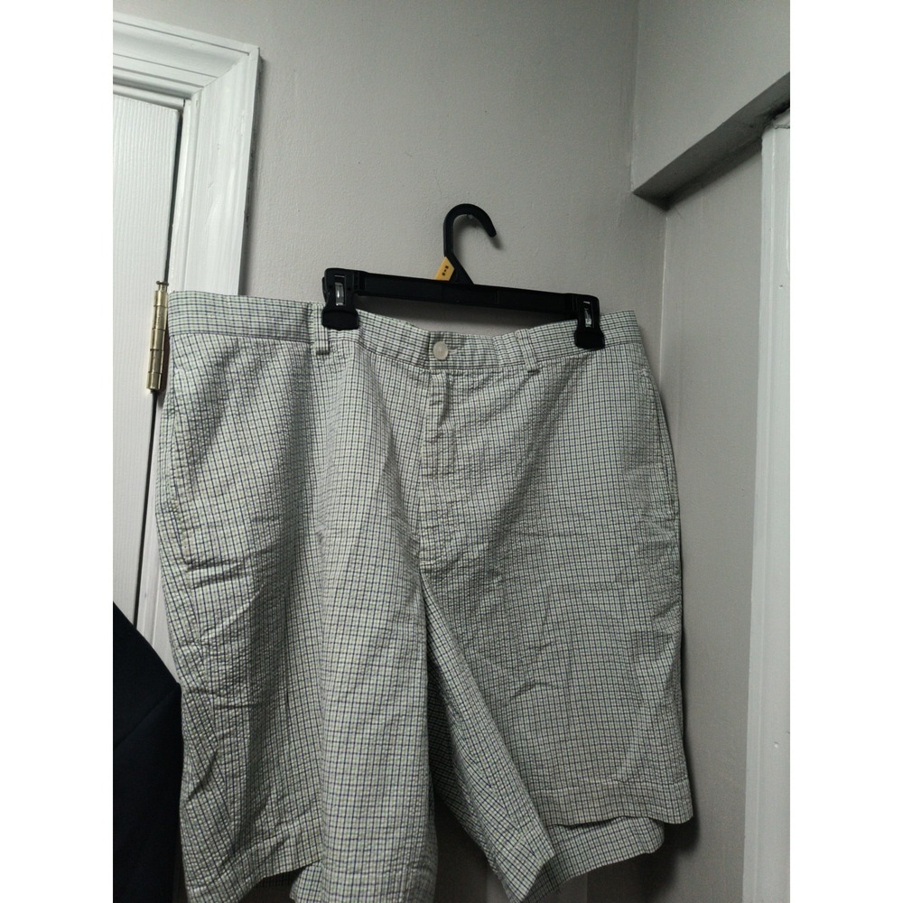 Brooks Brothers Shorts Mens Size 40 Seersucker Checkered Green  White Purple